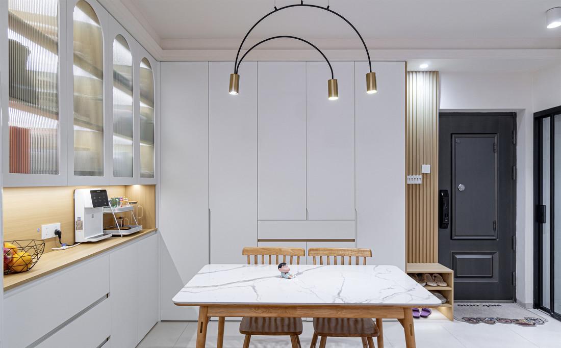 94㎡现代原木风三居室设计-20