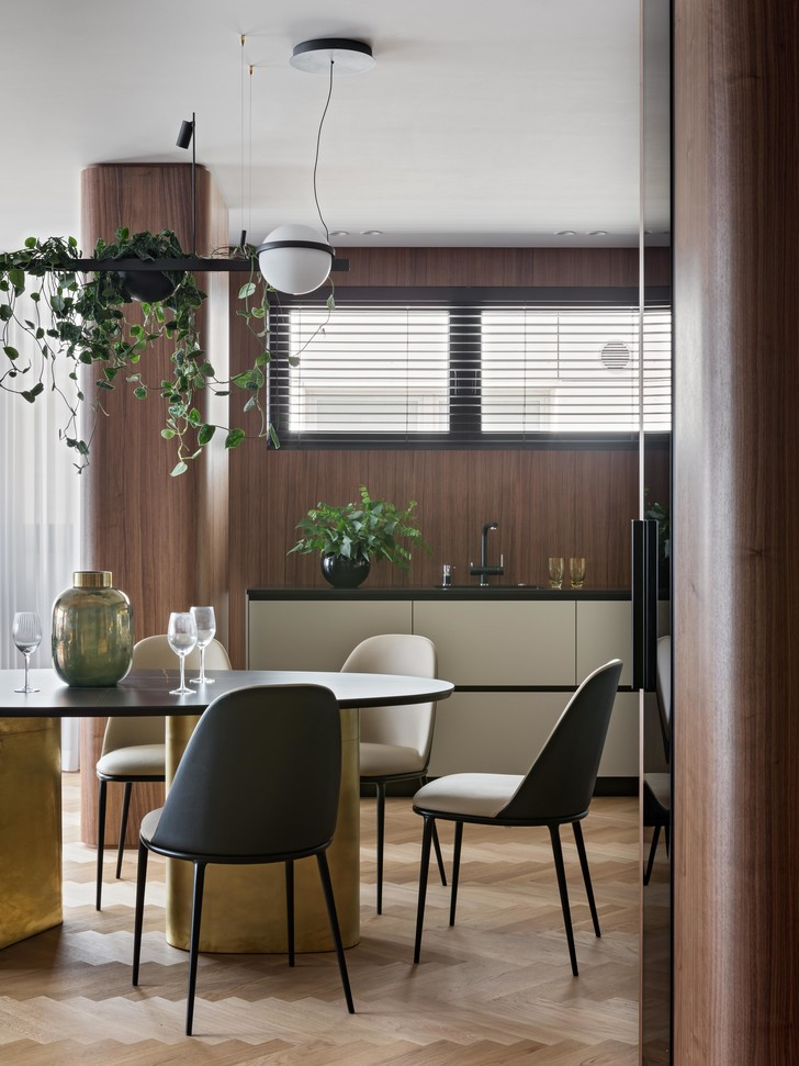 95㎡现代原木风公寓丨俄罗斯丨Veronika 和 Ales Fomenko 设计师-15