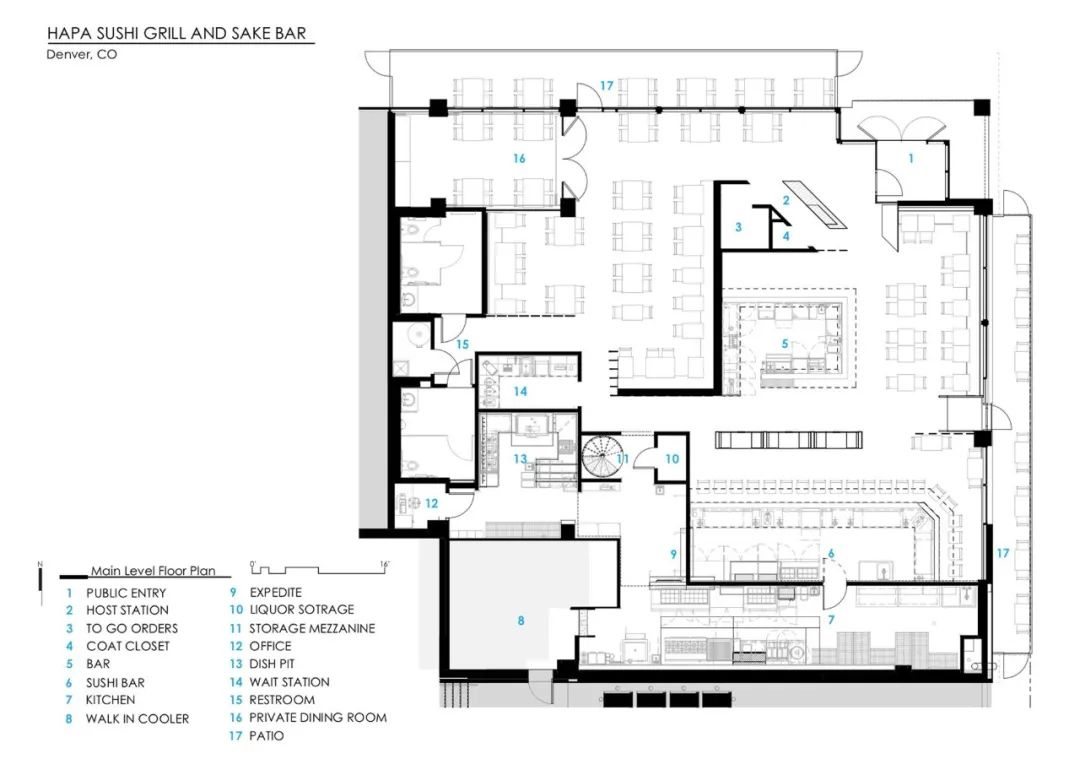 Hapa Sushi 餐厅丨美国丹佛丨Roth Sheppard Architects-11