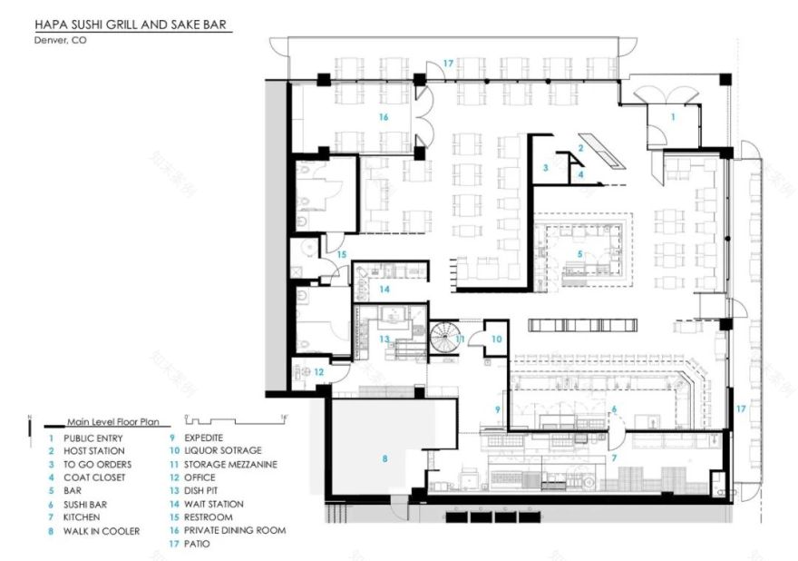 Hapa Sushi 餐厅丨美国丹佛丨Roth Sheppard Architects-11
