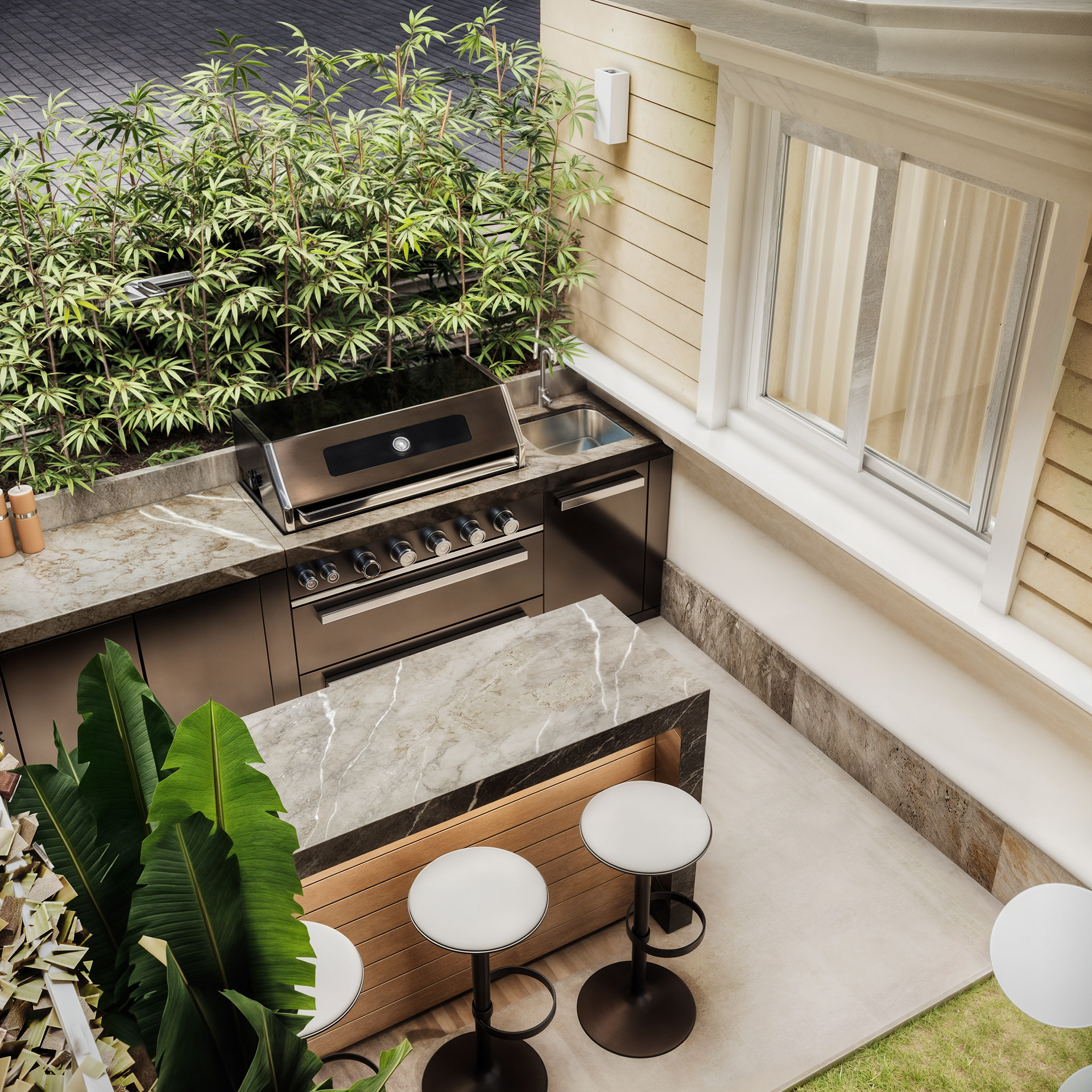 花园外部设计  别墅项目丨埃及开罗-9