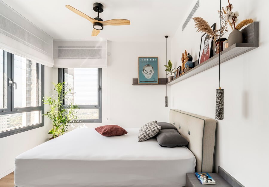 150 מ"ר ברמת גן: מודרנית, אקלקטית ומשקיפה אל הנוף - WALLS : WALLS-38