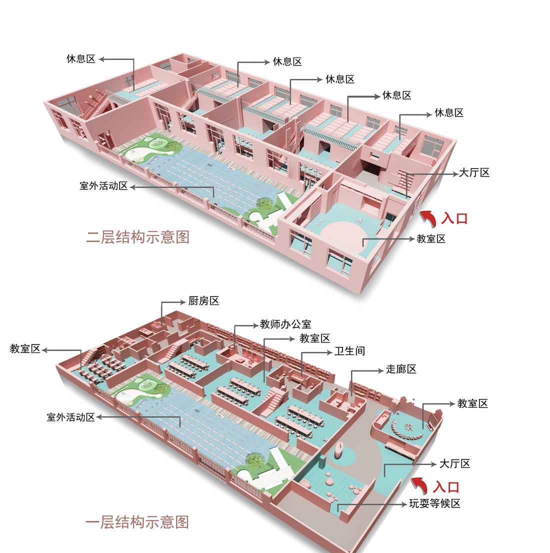 乐童空间 · 创意错层设计亲子互动乐园-6