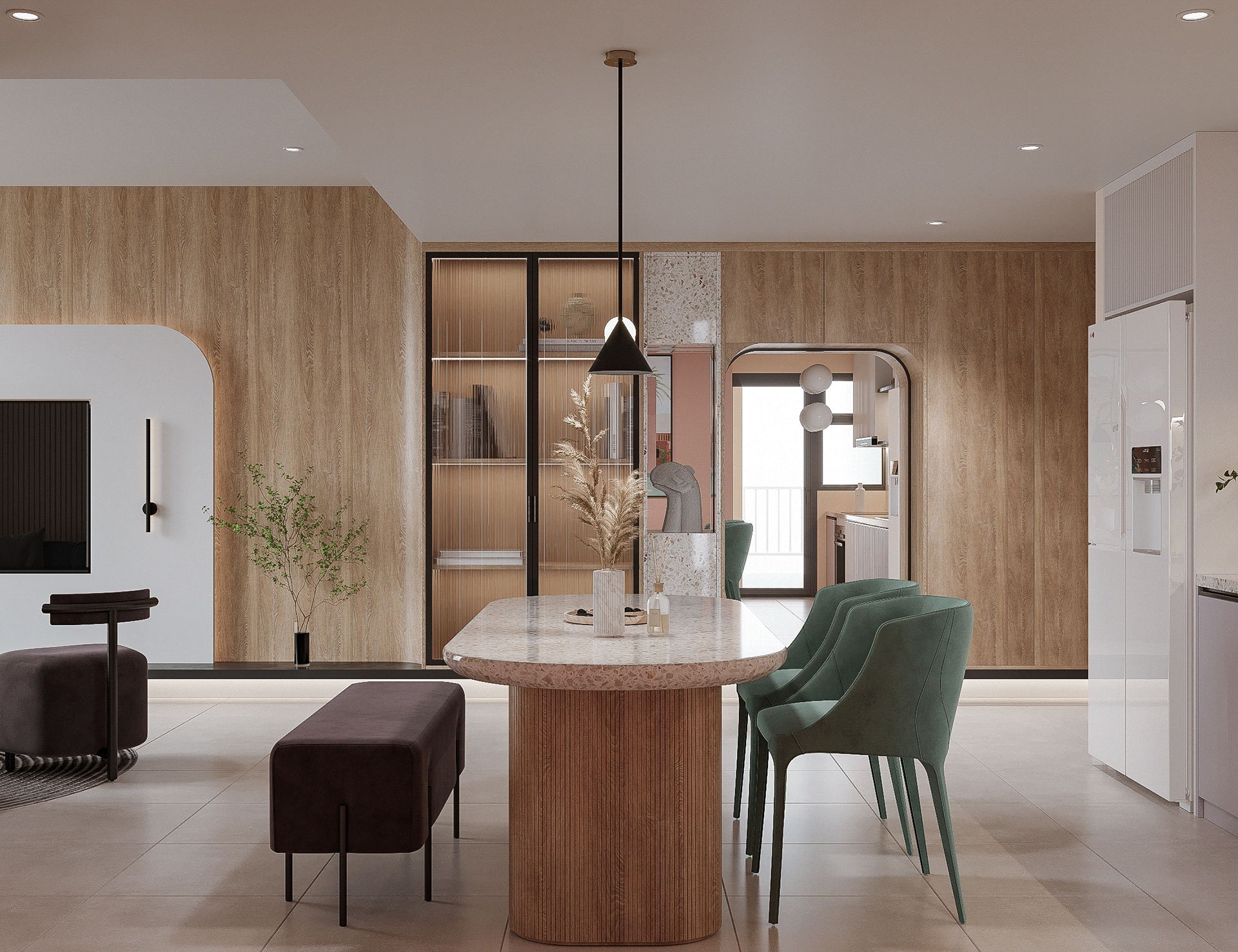 糖果色系公寓 充满活力的空间-3