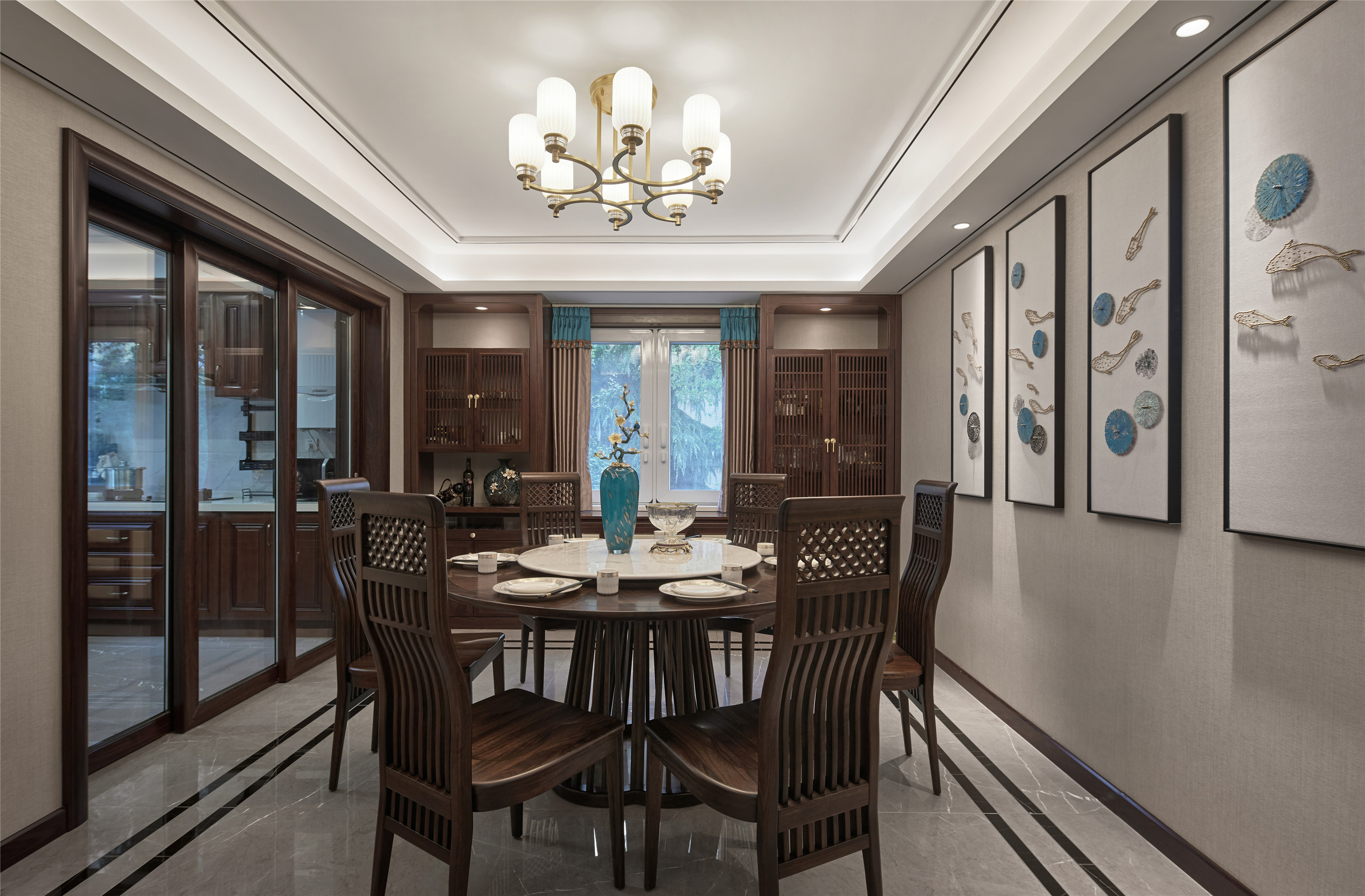 380㎡新中式别墅设计-12