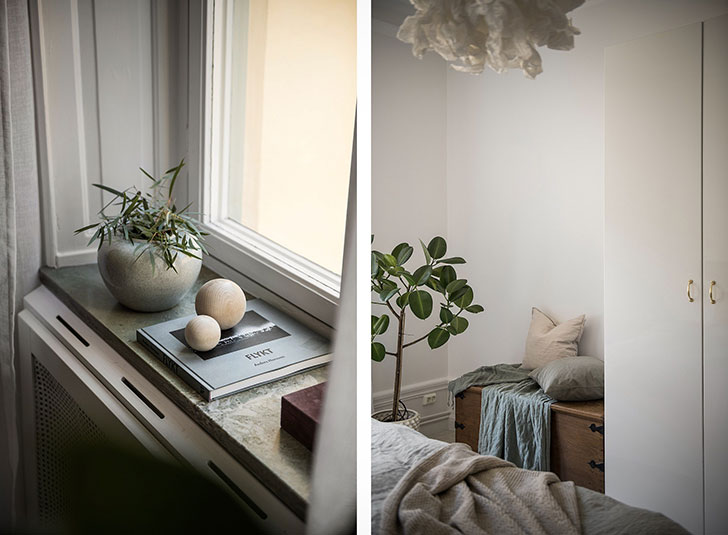 温馨暖色调的斯堪的纳维亚公寓设计-20