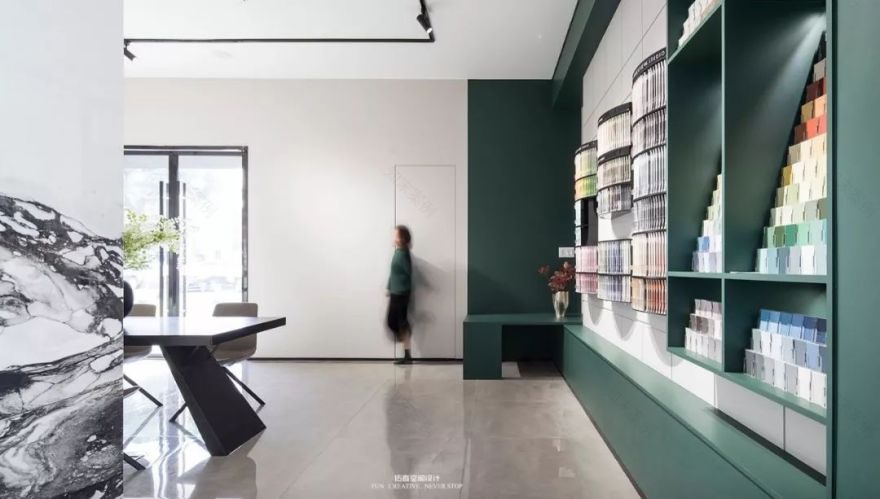 60 平米绍兴本杰明摩尔店,洛戈软装陈设打造空间榜样-17