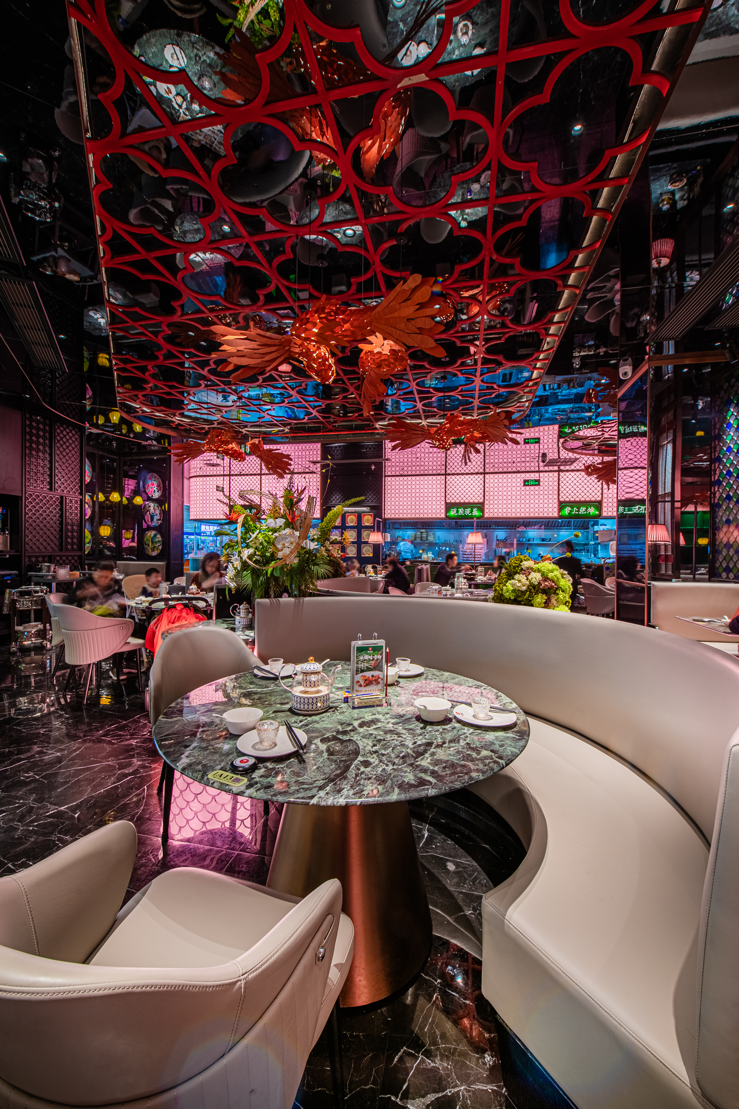 客满楼「手工茶点·客家名菜」餐饮空间设计丨品深餐饮设计-28