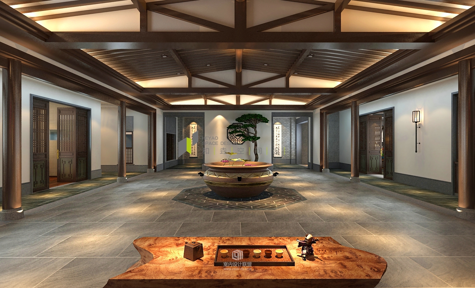 承古韵 朱颜未改-济南办公空间装修设计-9