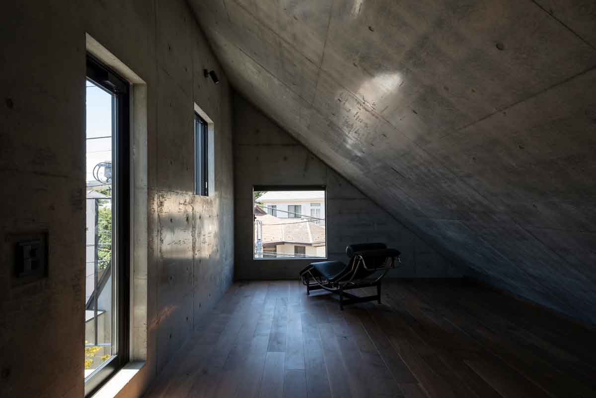 Concrete Shell House 混凝土壳住宅丨IKAWAYA Architects-50