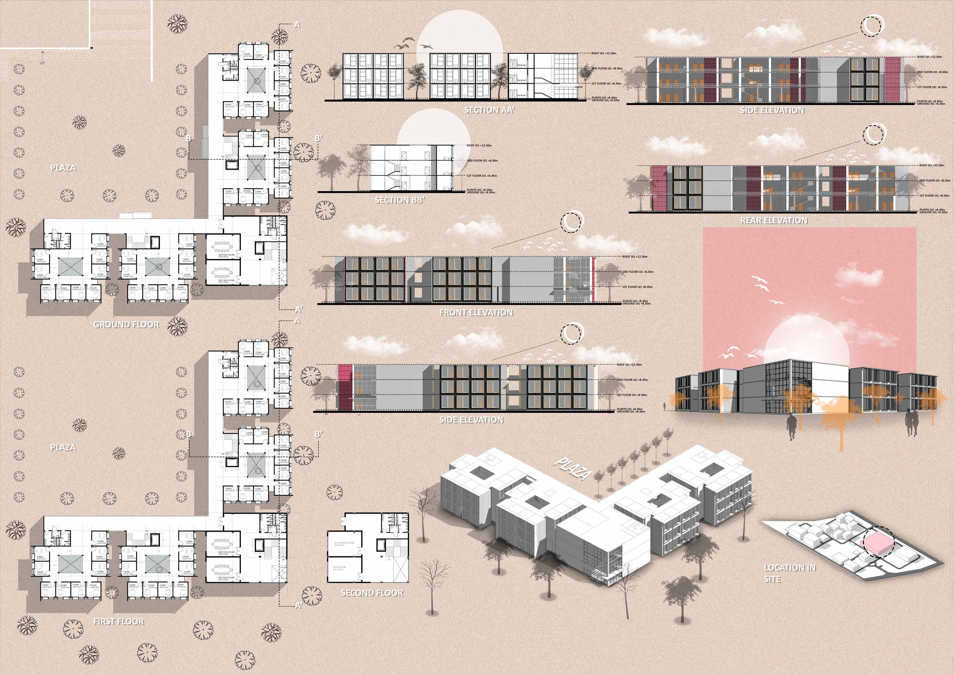 ARCHITECTURAL THESIS ON INDIAN INSTITUTE OF MANAGEMENT-6