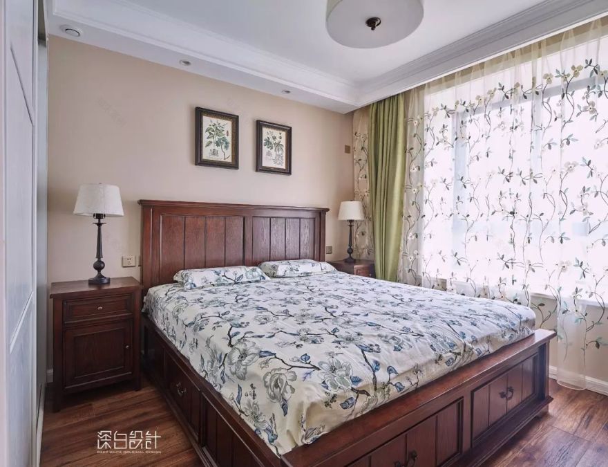 天津 130 平美式休闲空间 | 自由舞动的 DeepWhite Design-28