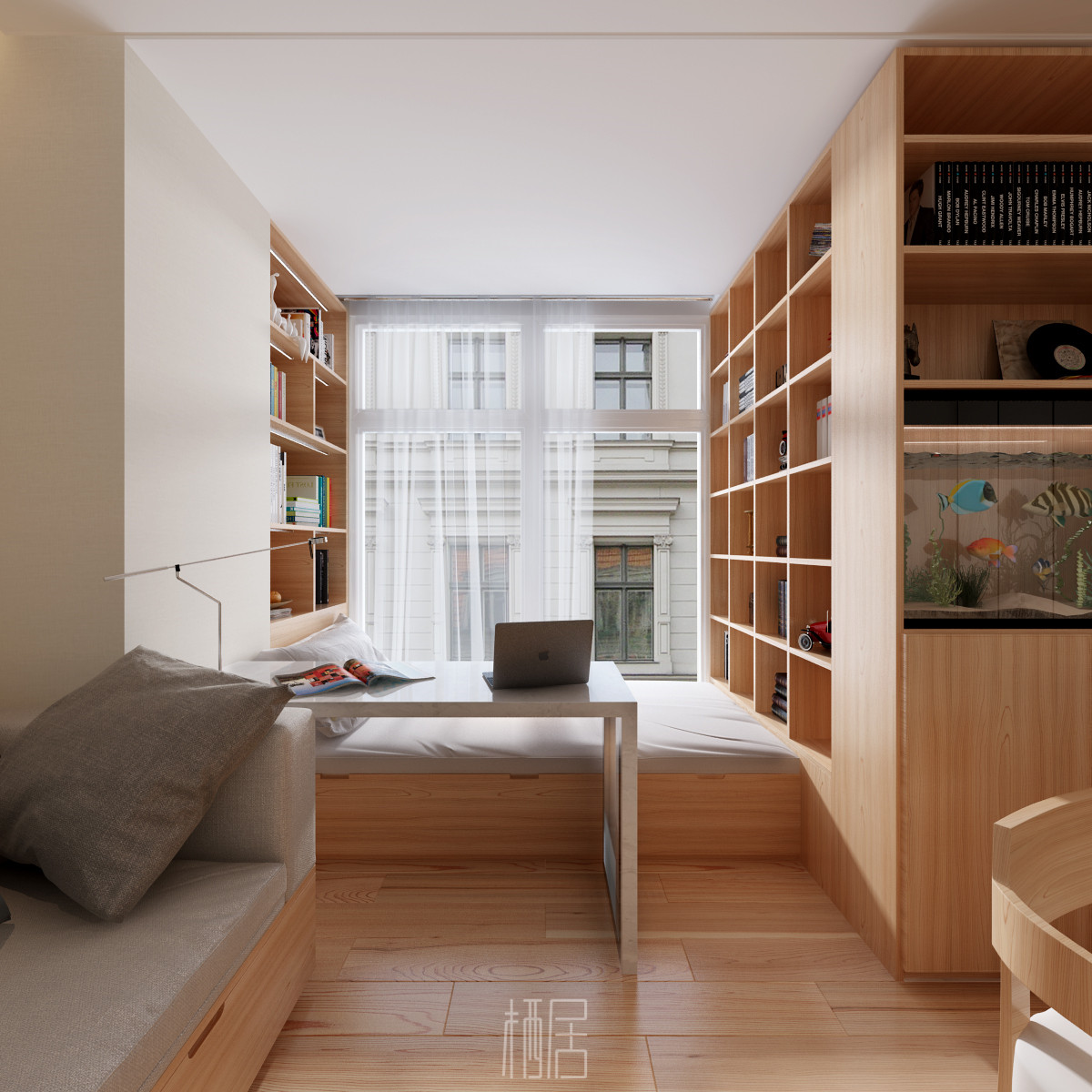 小户型逆袭 | 48 平米一居室变身三室三厅三卫一厨设计-45