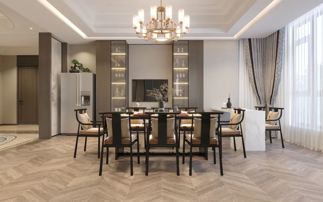 新中式诗意家居 · 保亿丽景山项目丨ONE SQUARE DESIGN FIRM-3