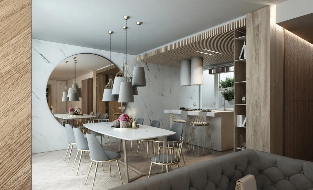 意大利伦巴第湖景大平层丨当地知名设计团队-14