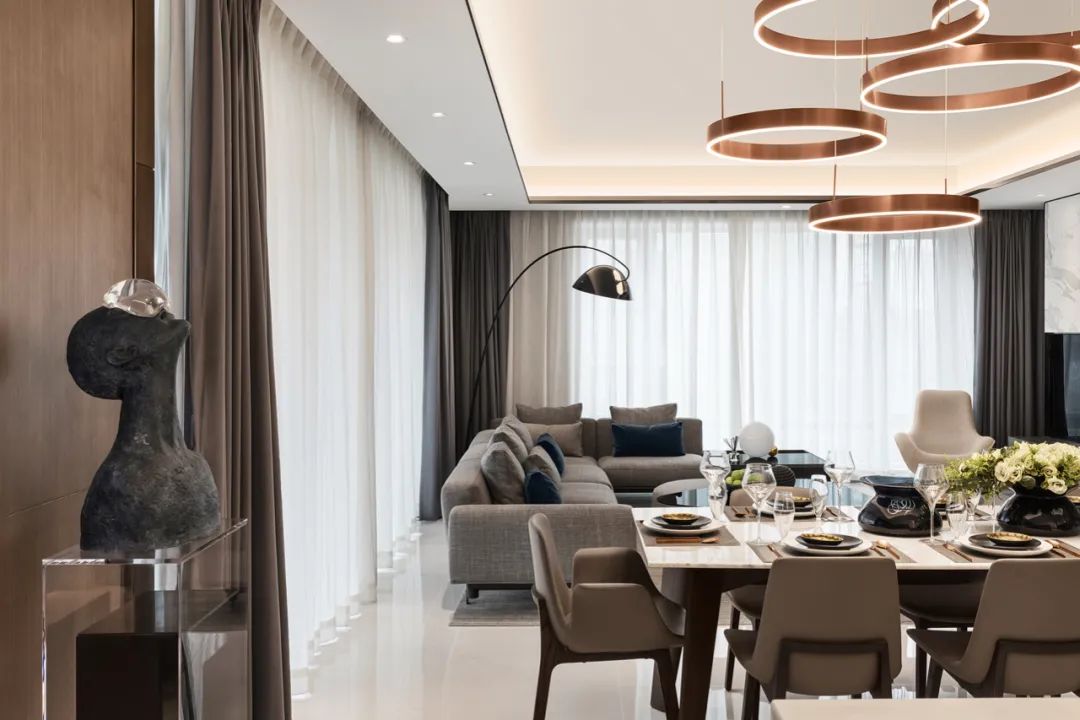 昆明麓湖国际社区餐厅&昆明天籁郡傲翠样板间丨中国昆明丨如聿空间设计-89