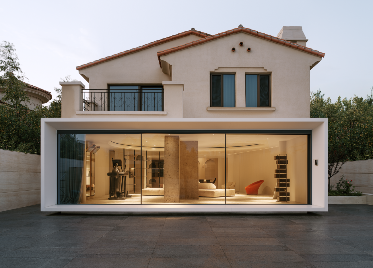 天津湖畔叠境400㎡别墅丨中国天津丨集见设计-13