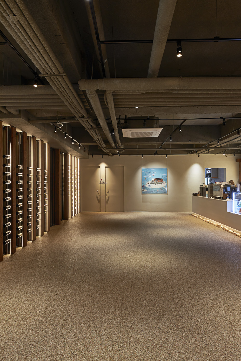 现代高级风 240 平咖啡厅设计-21