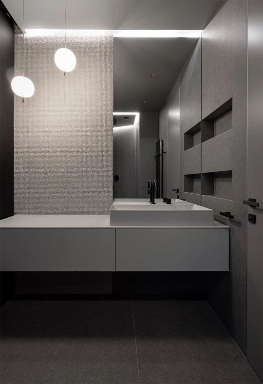 简约灰色调,打造高级感单身公寓-29