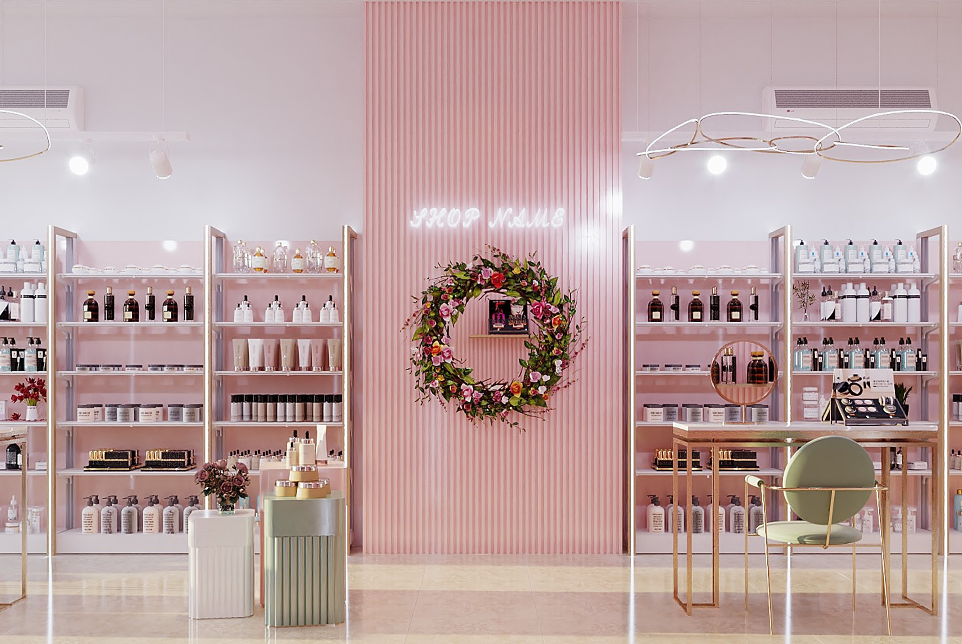 cosmetic center architecture - interior design-7