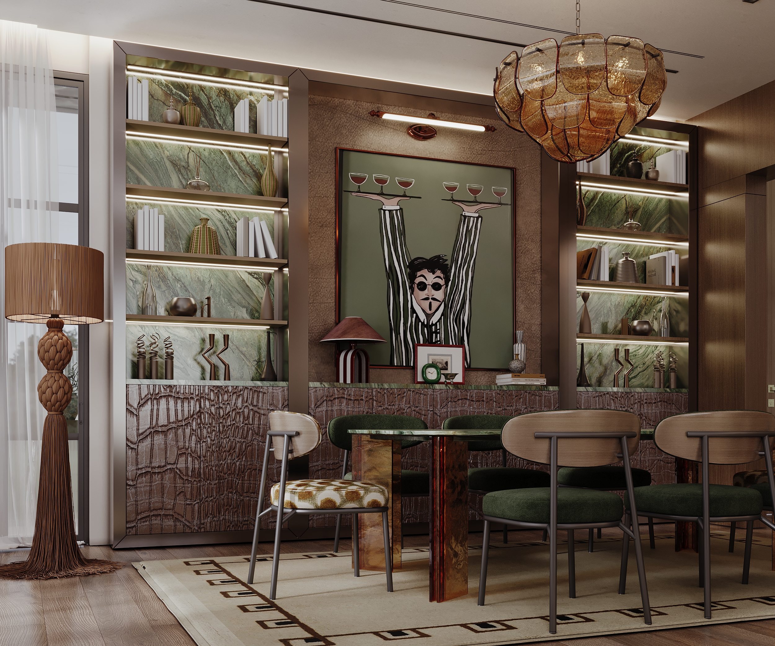 现代餐厅设计丨SARAEMAD-5