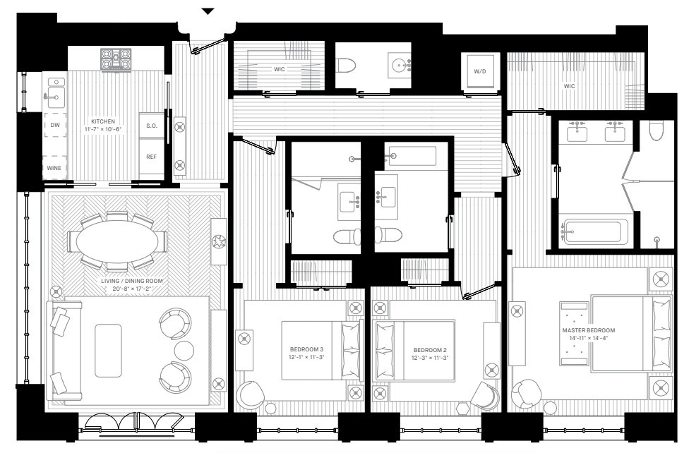 看看这 3 个公寓楼丨新古典设计才有的优雅-32