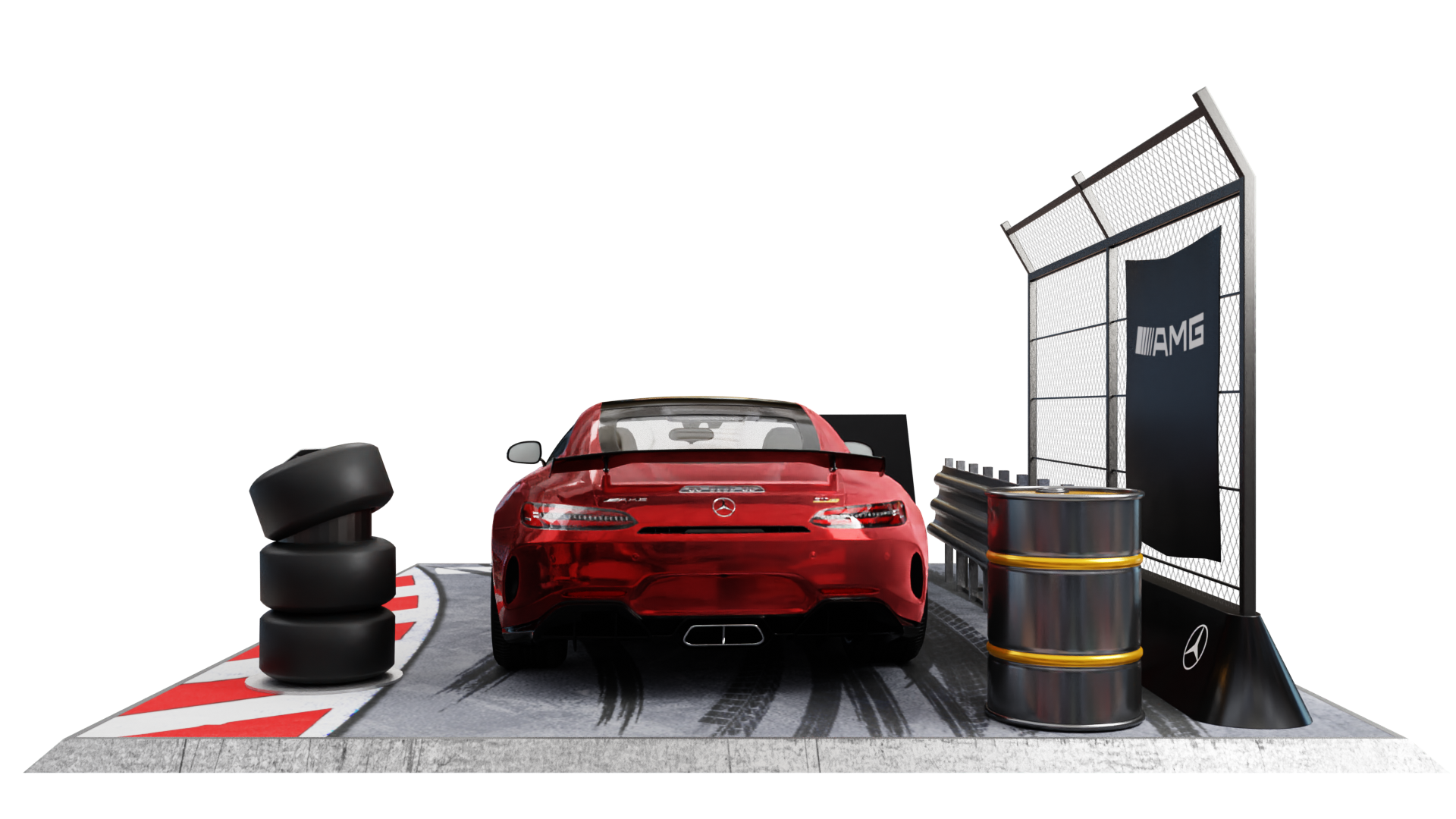 Mercedes Benz AMG Car Stand-5