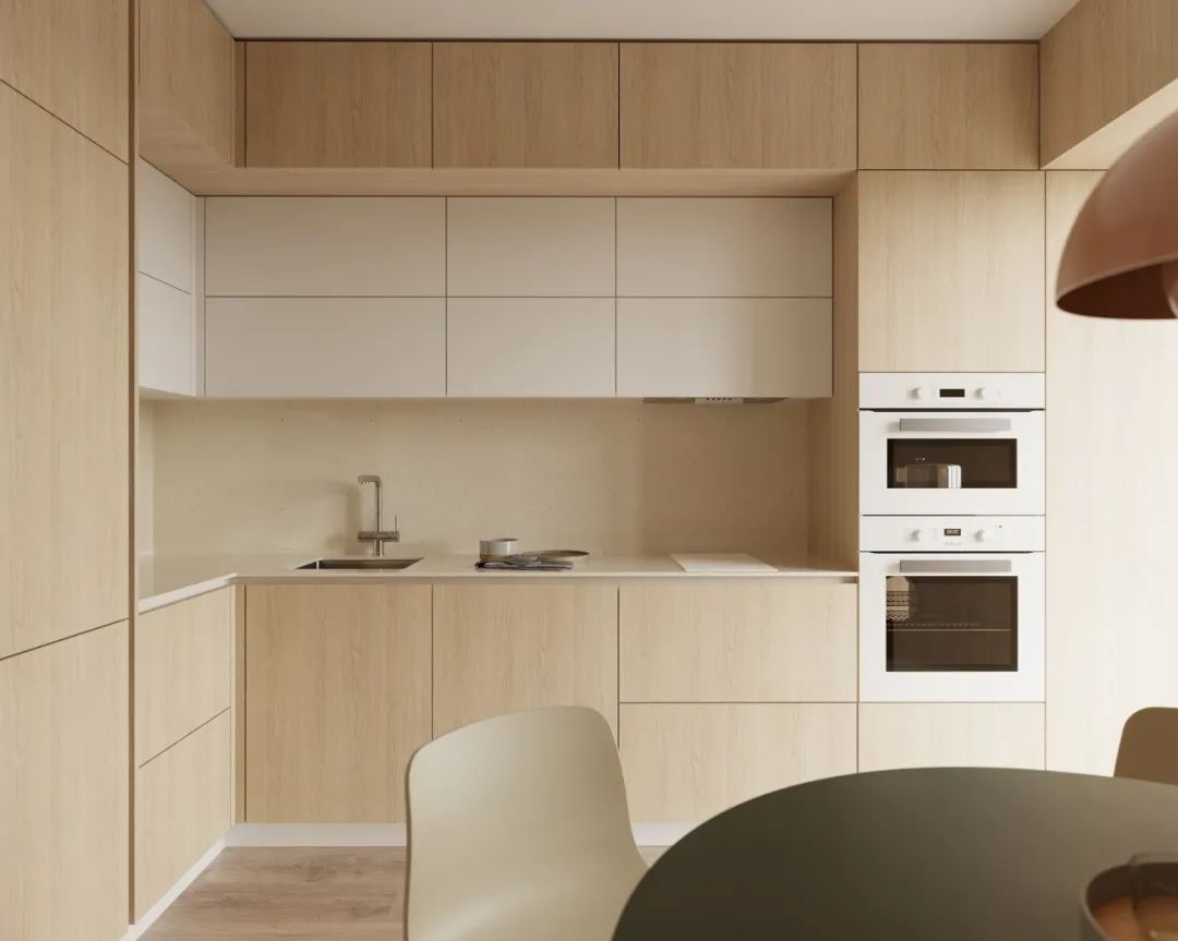 现代一室一厅 68㎡公寓丨室内设计工作室 nude-26