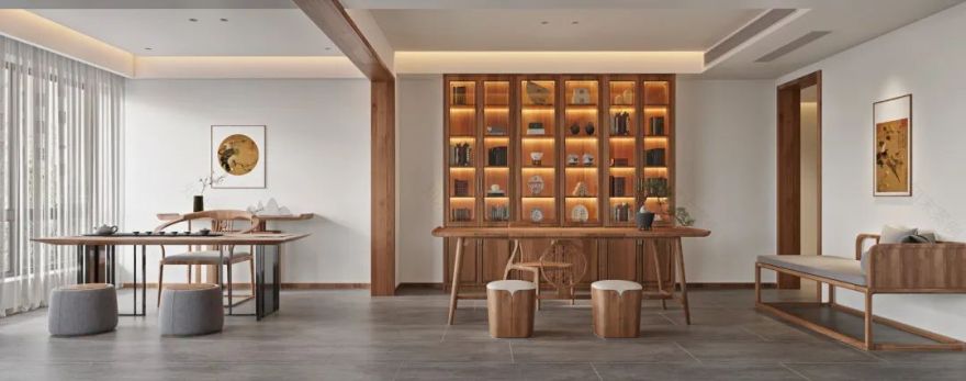 素雅自在·岁月静好 · 西安警苑小区宋式美学家居设计丨中国西安丨西安·大小空间设计-26