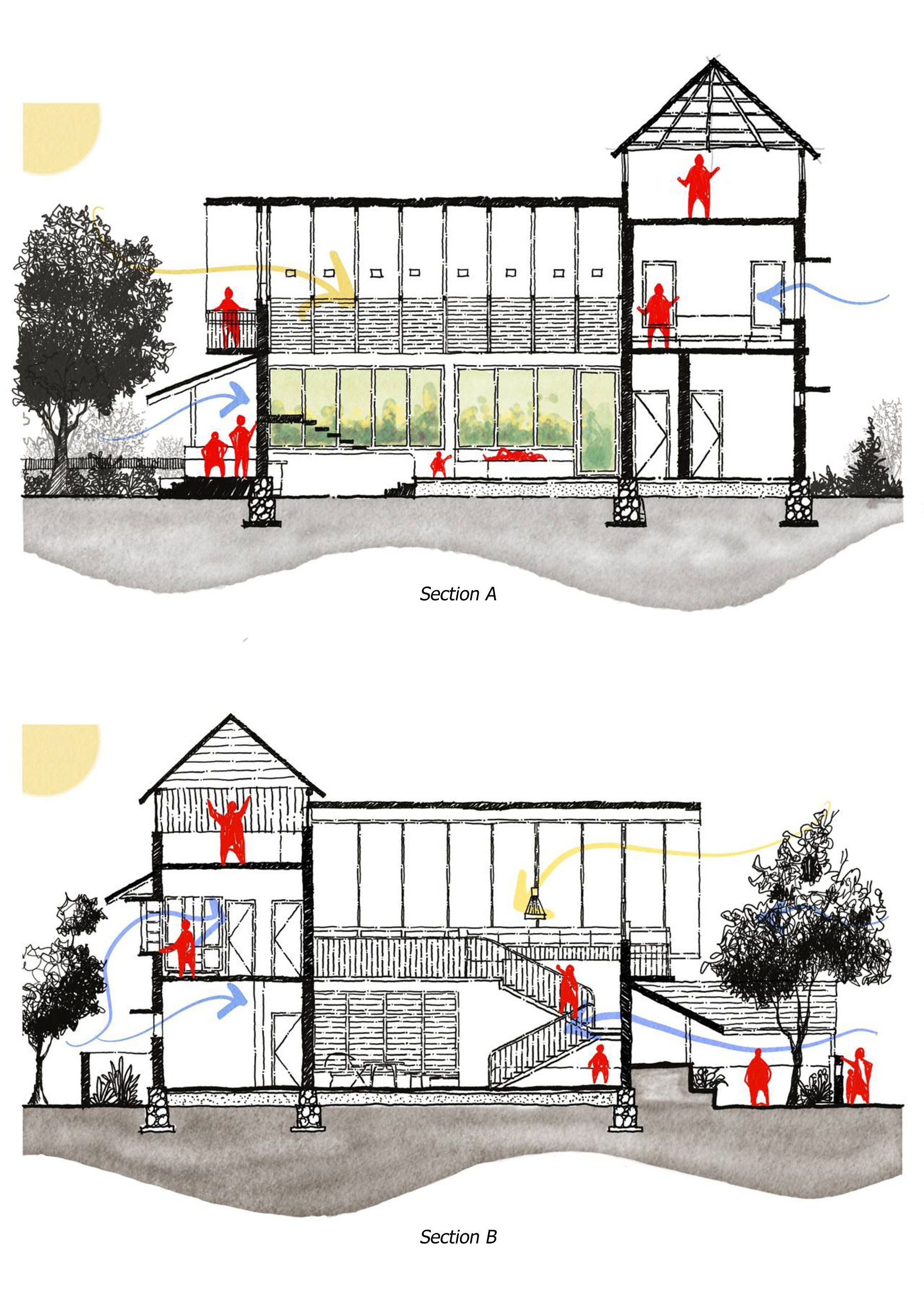 贾纳尼住宅丨印度丨Naked Volume Architecture Studio-43