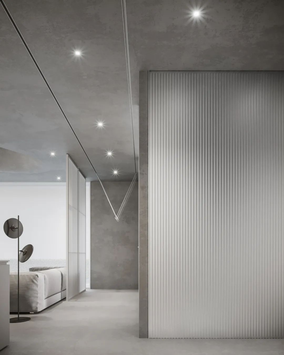 东莞碧桂园简约质感空间设计-59