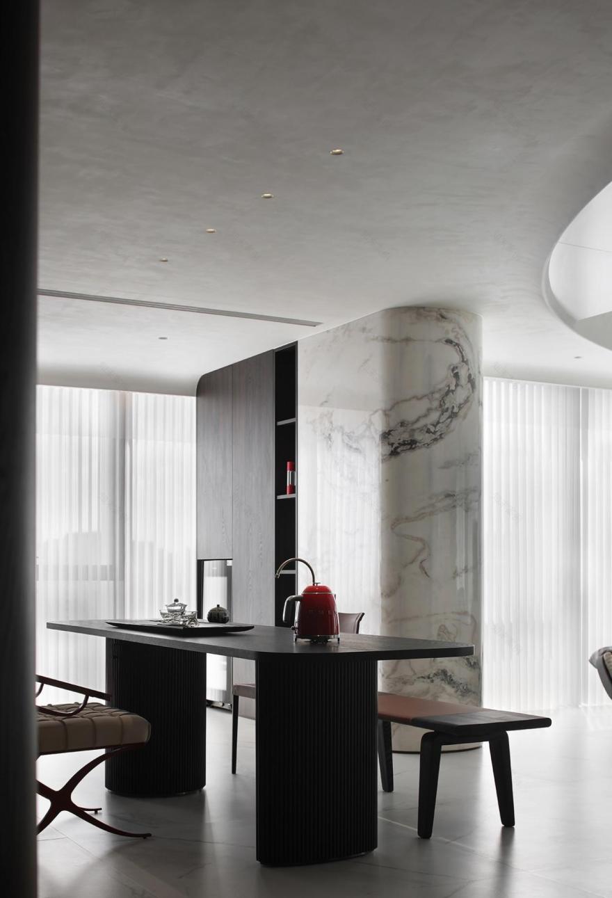 泉州万科城湾壹号260㎡大平层丨中国泉州丨执著设计-11