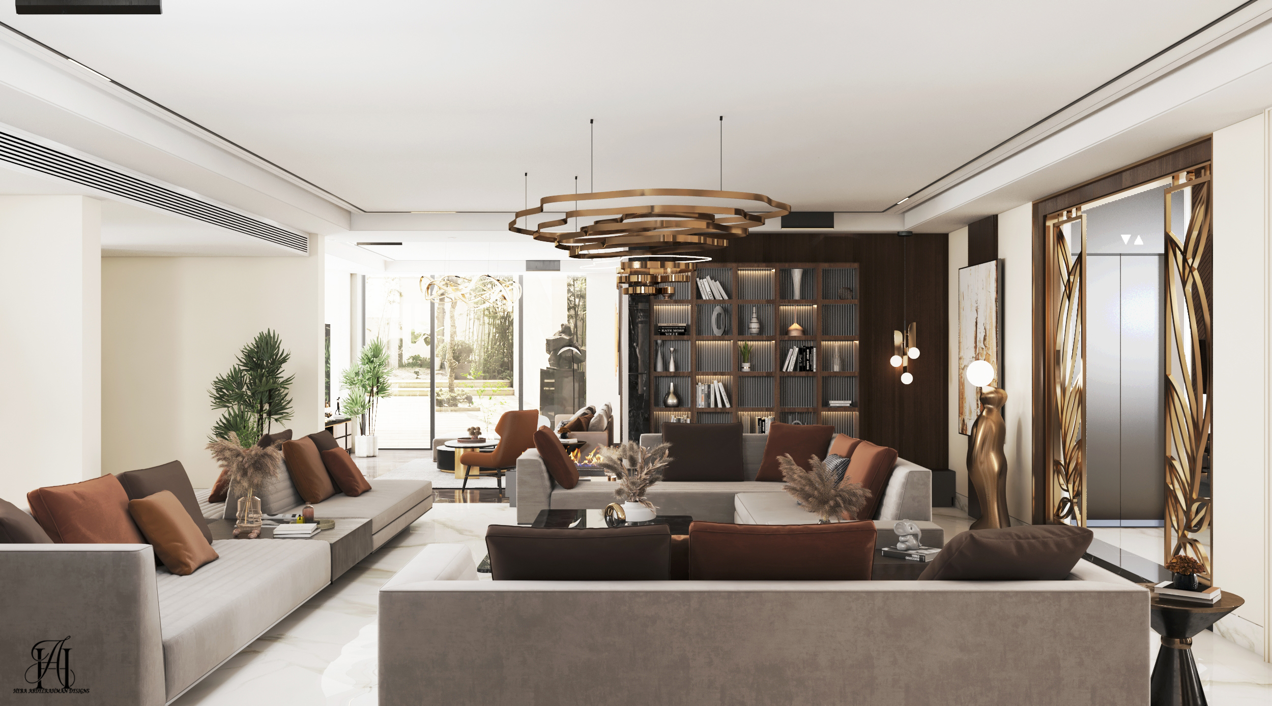 别墅一层丨埃及亚历山大丨dahab design-13