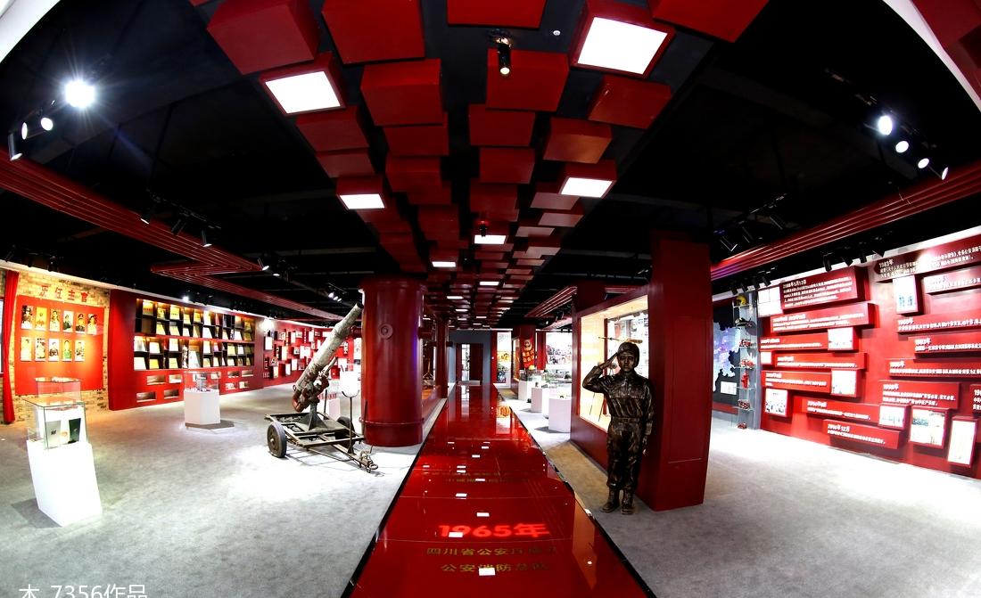 
四川省消防总队队史管设计及施工 -2