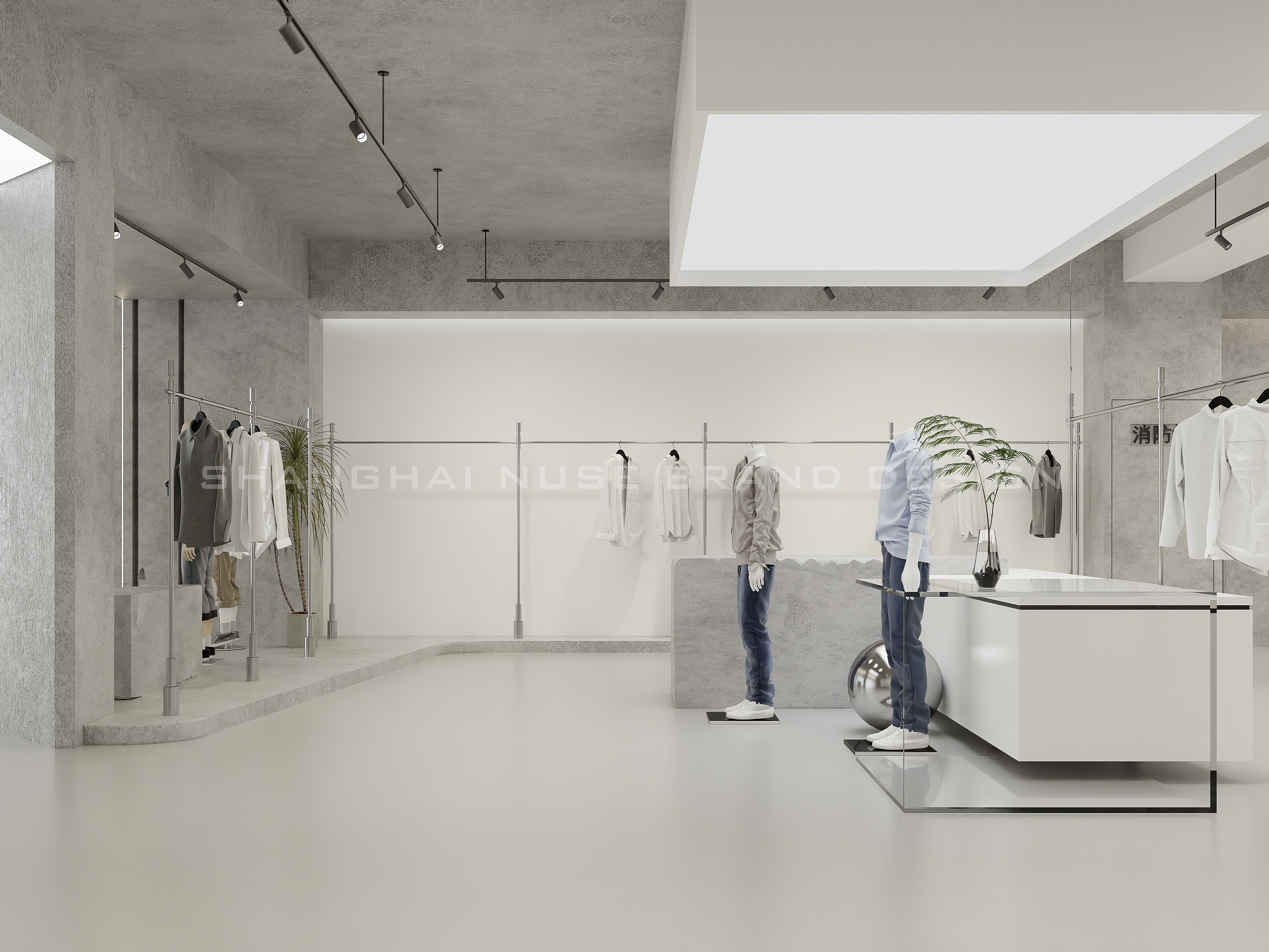 “素阔”男装店工业极简设计丨木村空间设计有限公司-23