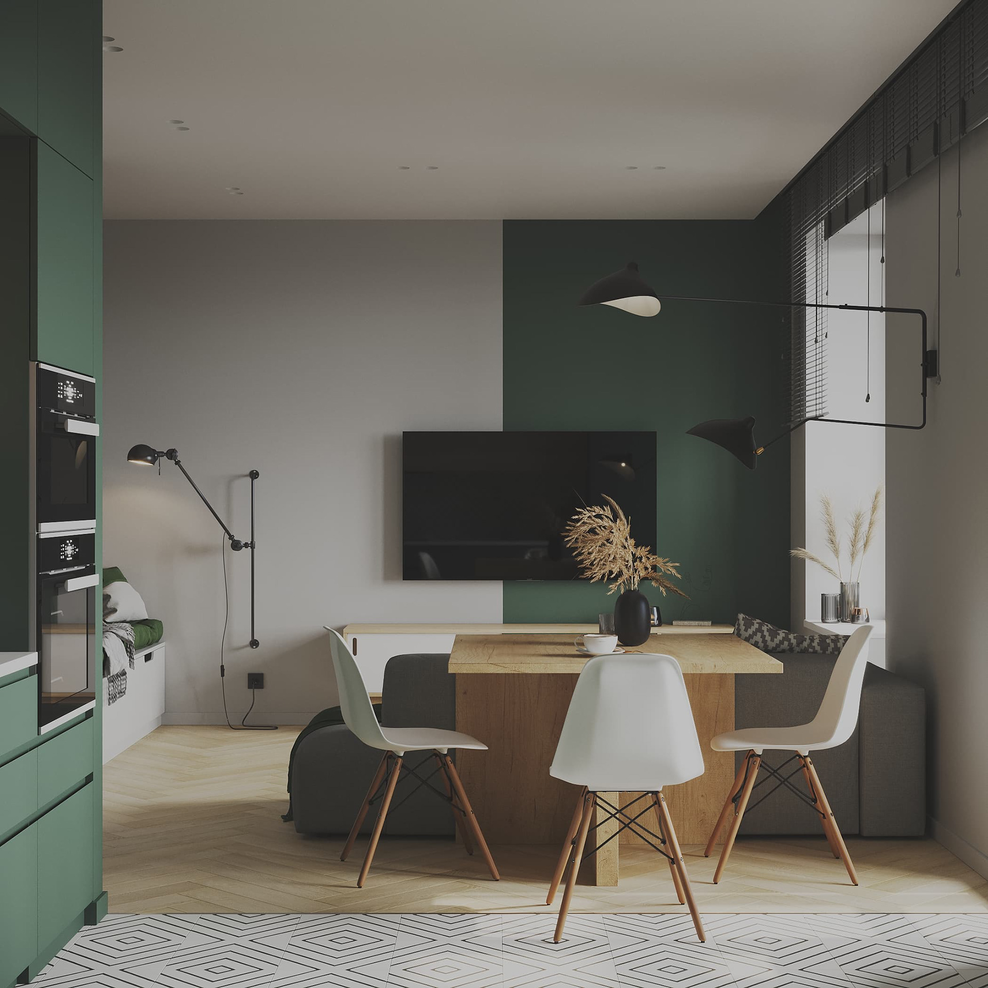 原木+绿色 畅享夏日温柔，森林里的清冽之美-12