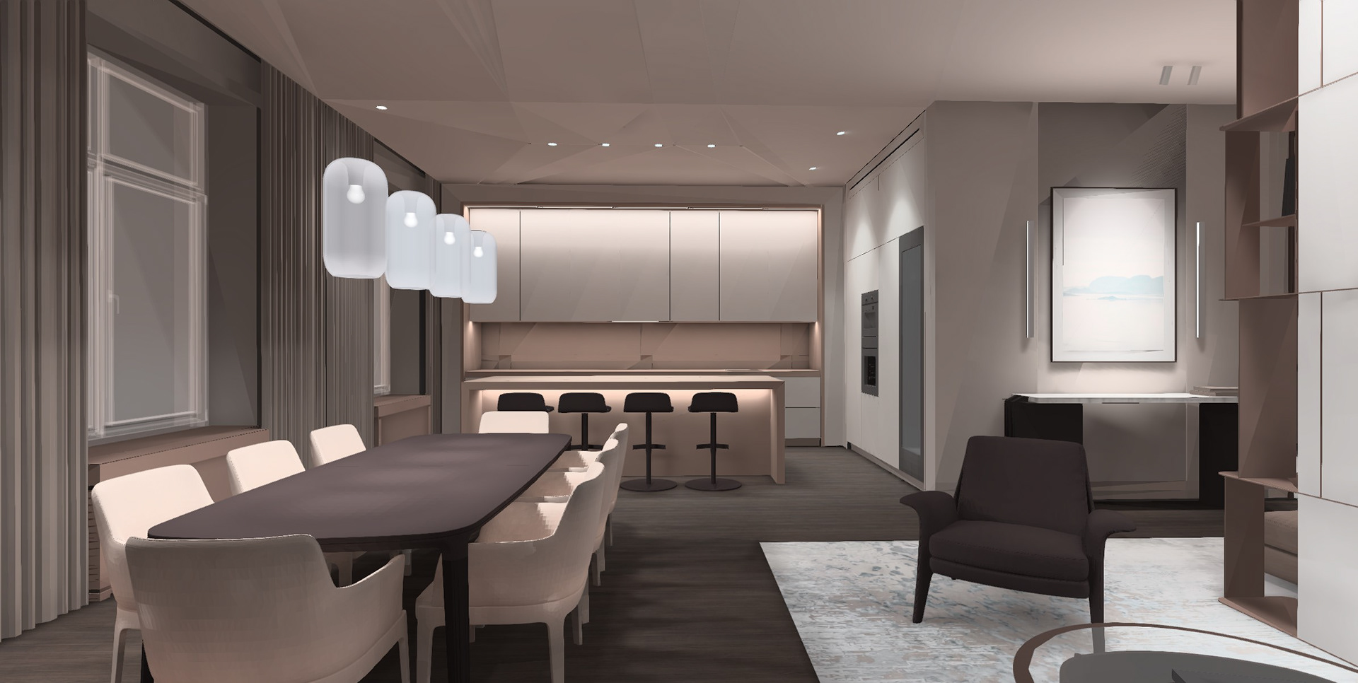 圣彼得堡公寓照明项目丨俄罗斯圣彼得堡丨Markevich Lighting Studio-16
