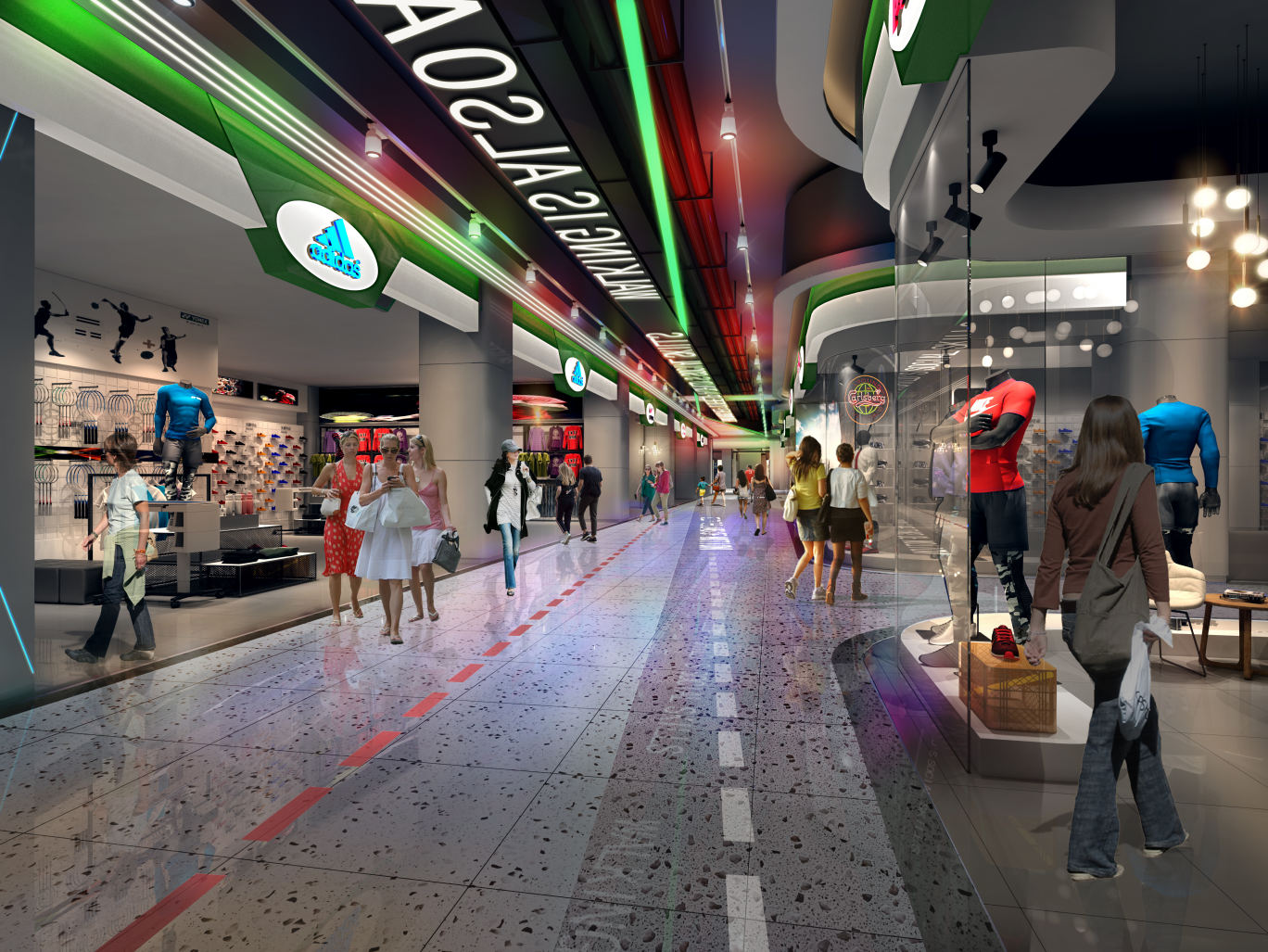 上海嘉定区明发砂之船购物中心-7