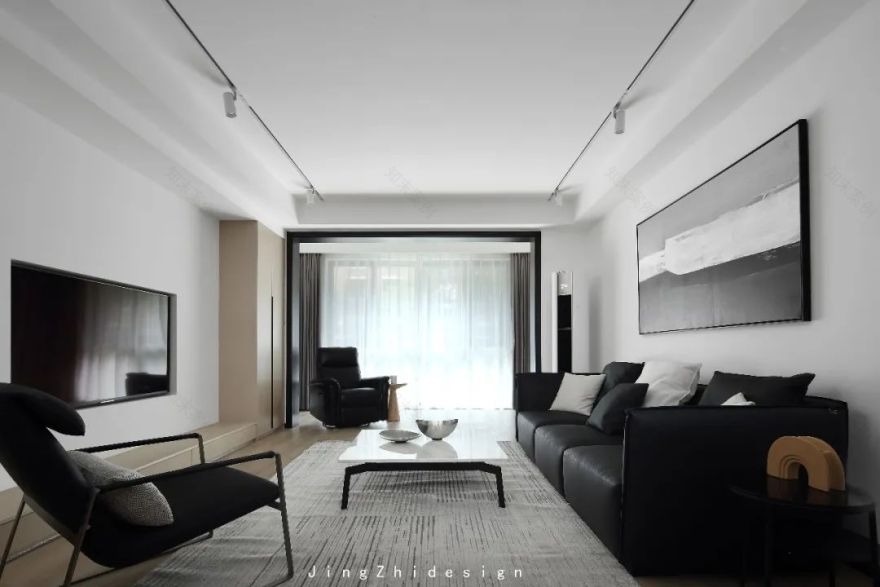 极简黑白灰,打造城市中的宁静栖息地-11