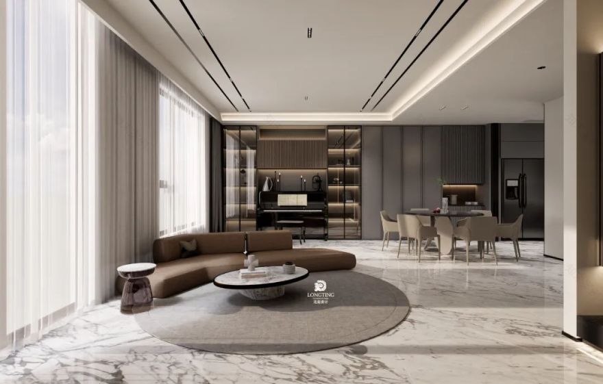 天际玖墅 328 方·漫步人生路的现代灰褐设计丨中国湖州丨湖州圣都装饰-17