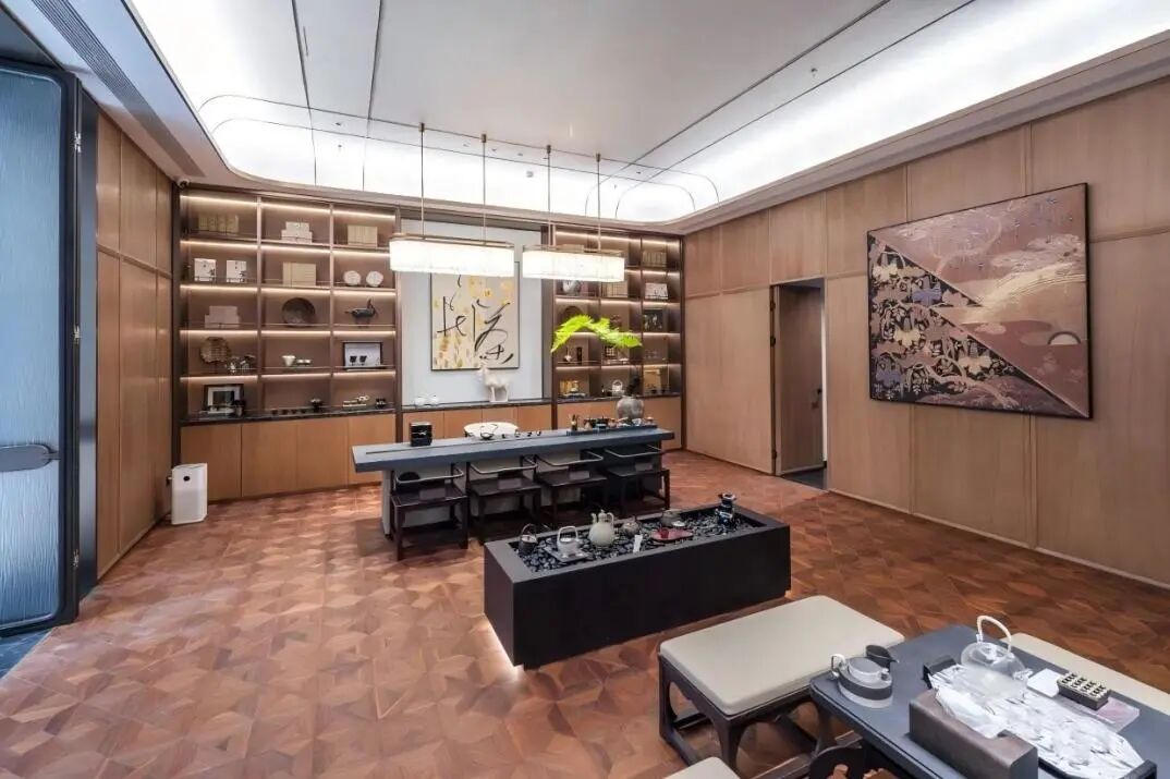 承达创建|瑞园岸上高定会客厅：诠释高级空间美学-20