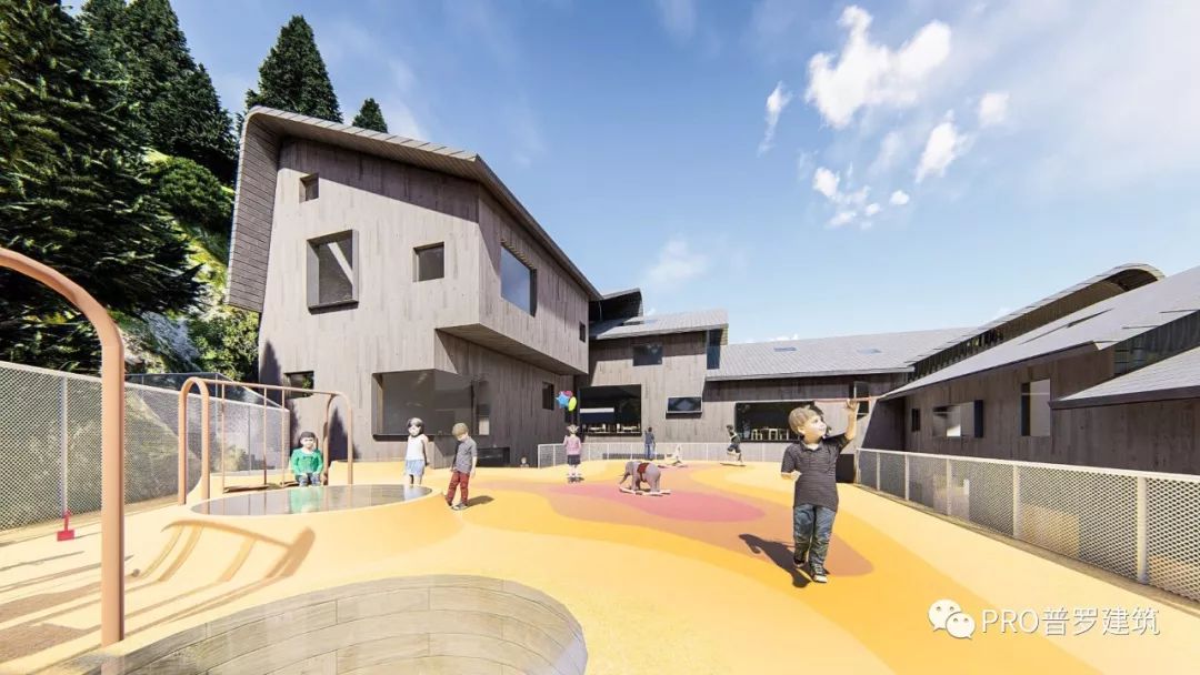 甘肃天水山坡幼儿园——与自然共融的成长空间-41