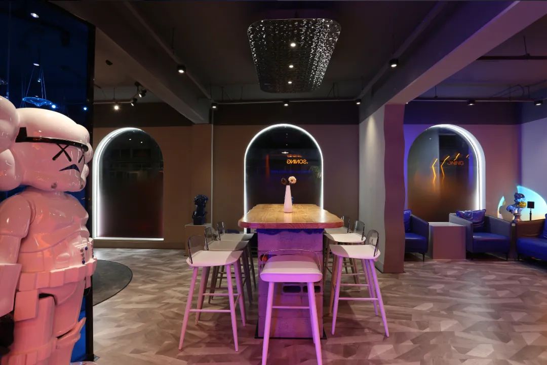 穿越时空的赛博朋克剧本杀馆·连云港 ERROR·404丨中国连云港丨点度空间设计-22