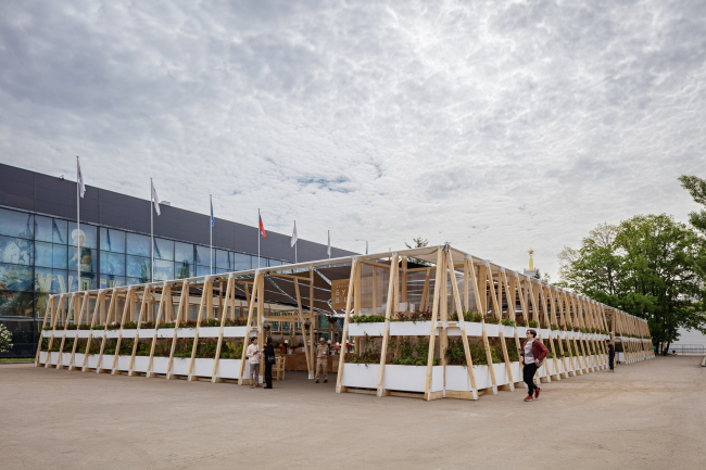 “Цветы и ячейки”（花卉与单元格）之花卉展览亭丨俄罗斯莫斯科丨DO buro-15