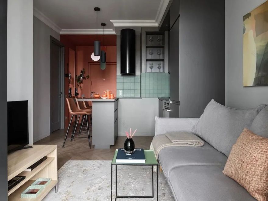 35㎡现代新古典主义公寓丨Natalya Zakharova-10