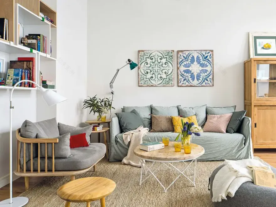 巴塞罗那格拉西亚区现代温馨镇屋改造-3