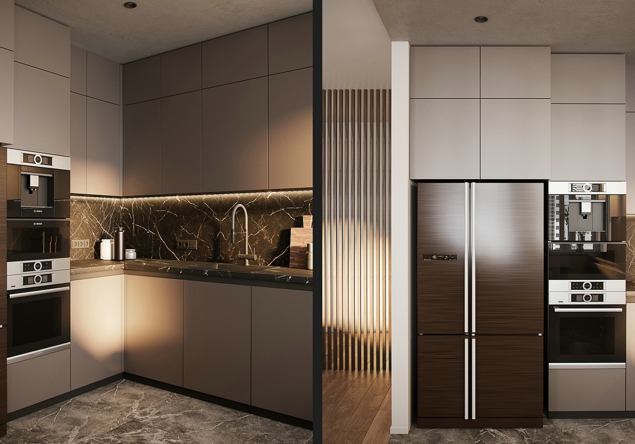 大理石与棕色，优雅风韵动人心弦-7