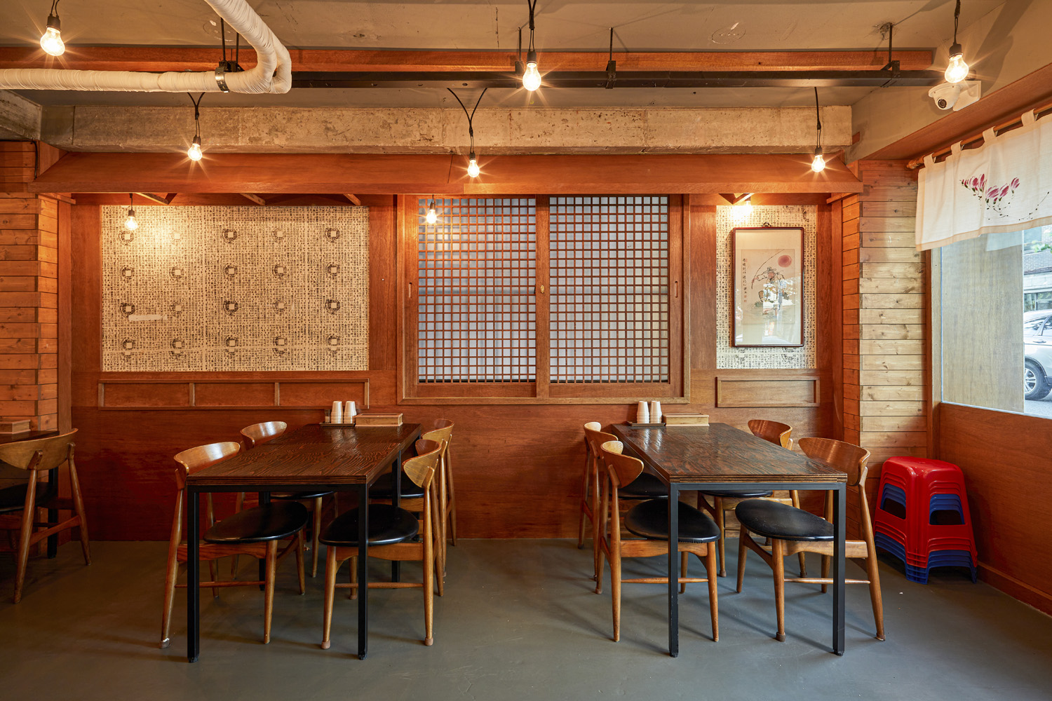 22 坪韩式料理店 复古风纯真氛围设计-7