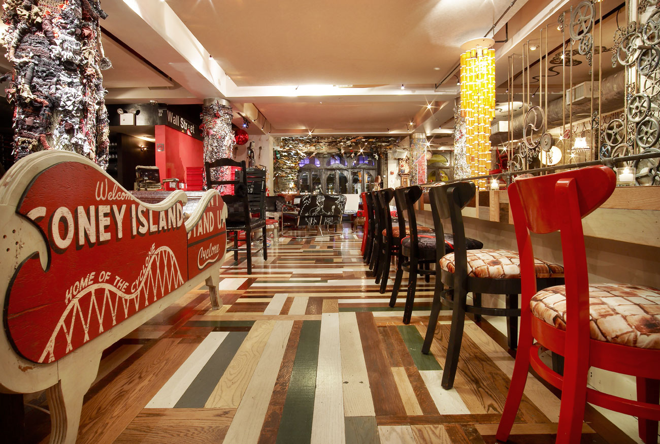 废旧物品的创意重生 | The Collective 环保艺术餐厅-9