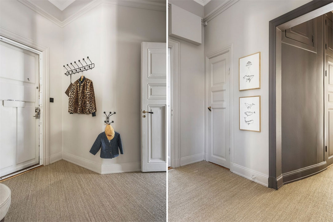 斯德哥尔摩公寓 | 厨房里的儿童房,独特的设计亮点-27